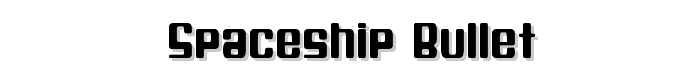 Spaceship%20Bullet font