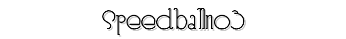 SpeedballNo3 font