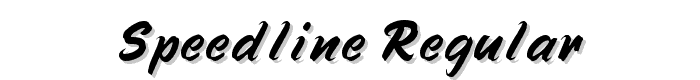 Speedline%20Regular font