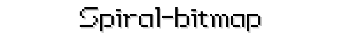 Spiral%20Bitmap font