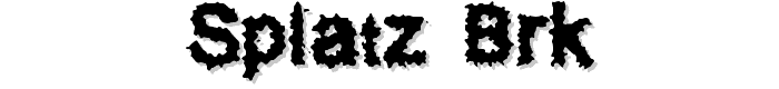 Splatz%20BRK font