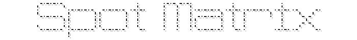 Spot%20Matrix font