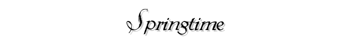 Springtime font