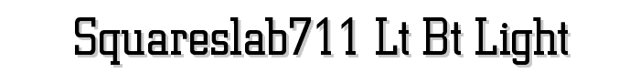 SquareSlab711%20Lt%20BT%20Light font