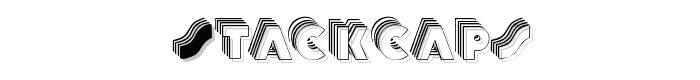 Stackcaps font