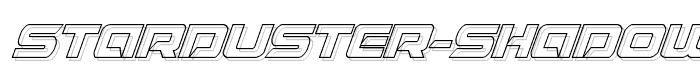 Starduster%20Shadow%20Italic font