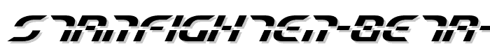 Starfighter%20Beta%20Italic font