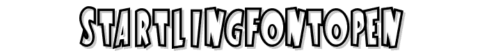 StartlingFontOpen font