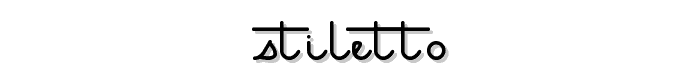 Stiletto font