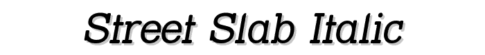 Street%20Slab%20Italic font