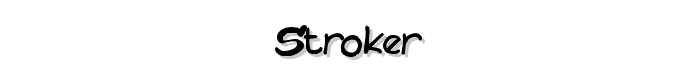 Stroker font