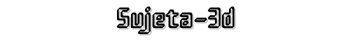 Sujeta%203D font