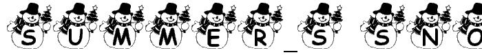 Summer_s%20Snowman font