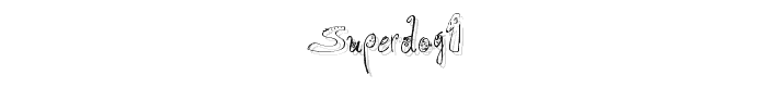 SuperDog1 font