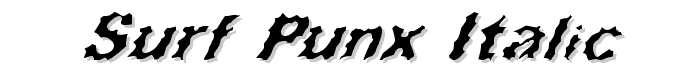 Surf%20Punx%20Italic font