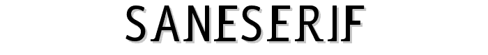 saneserif font