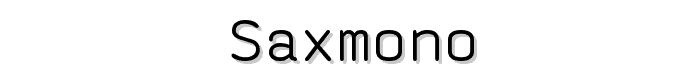 saxMono font