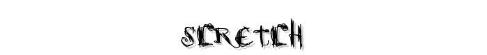 scretch font