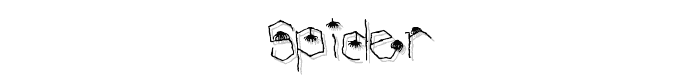 spider font