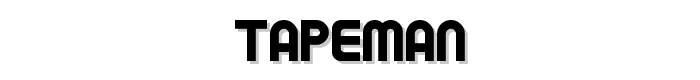 TAPEMAN font