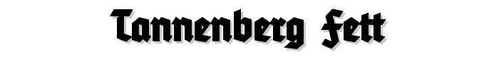 Tannenberg%20Fett font