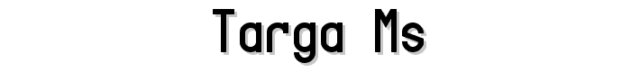 Targa%20MS font