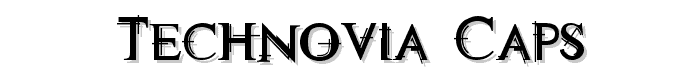 Technovia%20Caps font