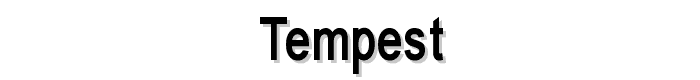 Tempest font