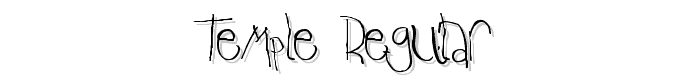 Temple%20Regular font