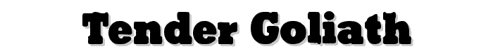 Tender%20Goliath font