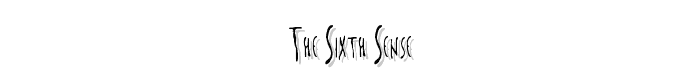 The%20Sixth%20Sense font