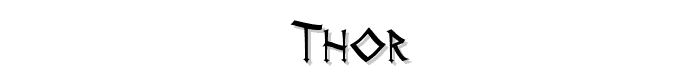 Thor font