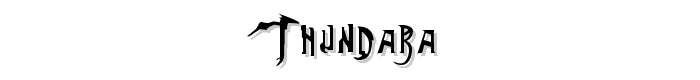 Thundara font