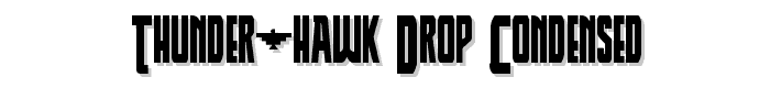 Thunder-Hawk%20Drop%20Condensed font