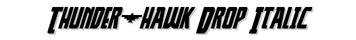 Thunder-Hawk%20Drop%20Italic font