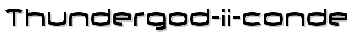 Thundergod%20II%20Condensed font