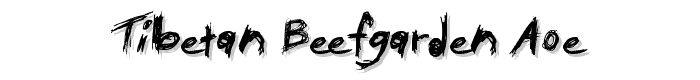 Tibetan%20Beefgarden%20AOE font