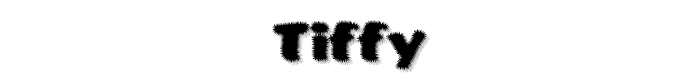 Tiffy font