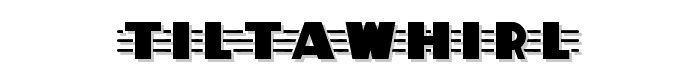 TiltAWhirl font