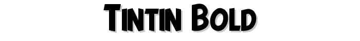 Tintin%20Bold font