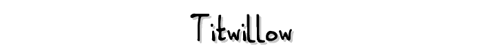 Titwillow font