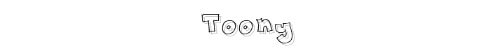 Toony font