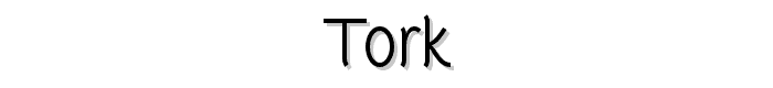 Tork font