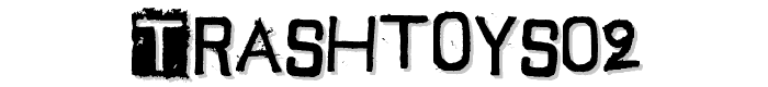 TrashToys02 font