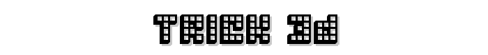 Trick%203D font