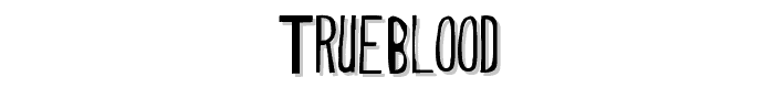 Trueblood font