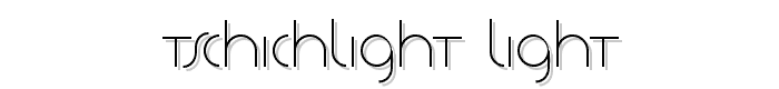 TschichLight-Light font