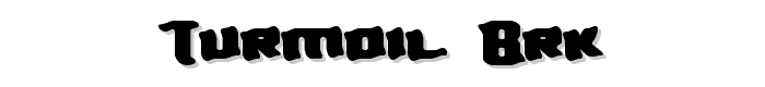 Turmoil%20BRK font