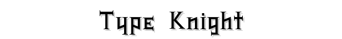 Type%20Knight font