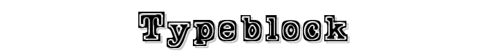 TypeBlock font